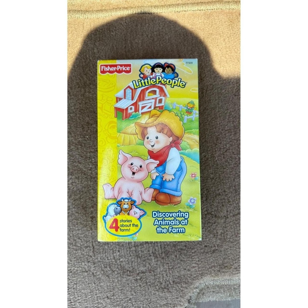 Fisher Price Little People Discovering Animals at‎ the Farm VHS 2002